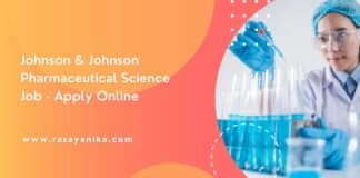 Johnson & Johnson Pharmaceutical Science Job - Apply Online