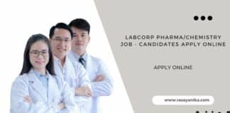 LabCorp Pharma/Chemistry Job - Candidates Apply Online