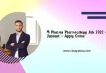 M Pharma Pharmacology Job 2022 - Jubilant - Apply Online