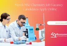 Merck MSc Chemistry Job Vacancy - Candidates Apply Online