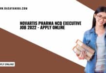 Novartis Pharma NCQ Executive Job 2022 - Apply Online