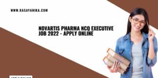 Novartis Pharma NCQ Executive Job 2022 - Apply Online