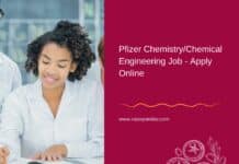 Pfizer Chemistry/Chemical Engineering Job - Apply Online