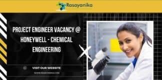 Project Engineer Vacancy @ Honeywell - Chemical Engineering