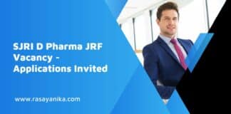 SJRI D Pharma JRF Vacancy - Applications Invited