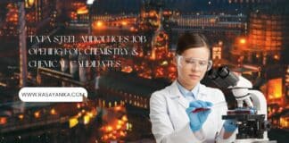 Tata Steel Announces Job Opening For Chemistry & Chemical Candidates