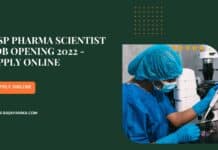 USP Pharma Scientist Job Opening 2022 - Apply Online