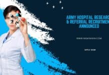 Army Hospital Research & Referral Recruitment Announced