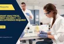 Clariant Analytical Chemist Vacancy - 1-3 Years Experience Required