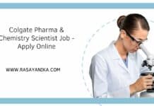 Colgate Pharma & Chemistry Scientist Job - Apply Online