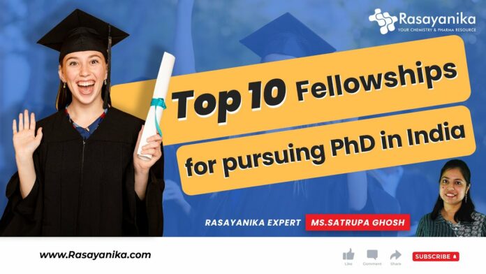 Top 10 Chemistry Fellowships For Pursuing PhD In India