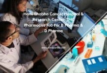 Homi Bhabha Cancer Hospital & Research Center-TMC Pharmacist Job For B Pharma & D Pharma