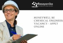 Honeywell BE Chemical Engineer Vacancy - Apply Online