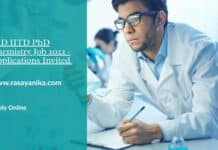 IRD IITD PhD Chemistry Job 2022 - Applications Invited