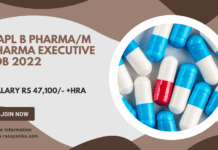 KAPL B Pharma/M Pharma Executive Job 2022