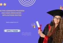 NII PhD Admission Program 2023-2024 Announced - Applications Invited