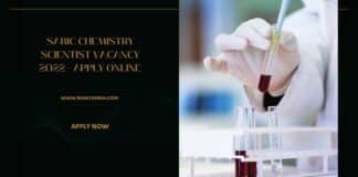 SABIC Chemistry Scientist Vacancy 2022 - Apply Online