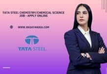 Tata Steel Chemistry/Chemical Science Job - Apply Online