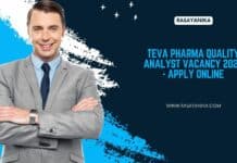 Teva Pharma Quality Analyst Vacancy 2022 - Apply Online