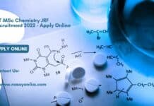 VIT MSc Chemistry JRF Recruitment 2022 - Apply Online