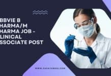 AbbVie B Pharma/M Pharma Job - Clinical Associate Post