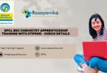 BPCL BSc Chemistry Apprenticeship Training With Stipend - Check Details