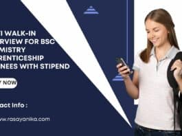 CMTI Walk-In Interview for BSc Chemistry Apprenticeship Trainees With Stipend