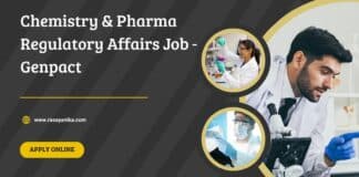 Chemistry & Pharma Regulatory Affairs Job - Genpact