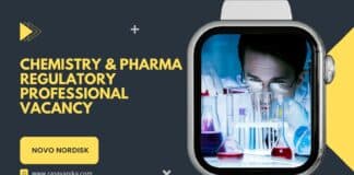 Chemistry & Pharma Regulatory Professional Vacancy - Novo Nordisk