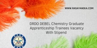 DRDO DEBEL Chemistry Graduate Apprenticeship Trainees Vacancy With Stipend
