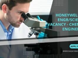 Honeywell R&D Engr/Scientist Vacancy - Chemical Engineering