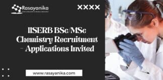 IISERB BSc/MSc Chemistry Recruitment - Applications Invited
