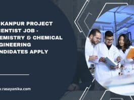 IIT Kanpur Project Scientist Job - Chemistry & Chemical Engineering Candidates Apply