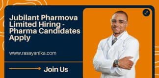 Jubilant Pharmova Limited Hiring - Pharma Candidates Apply