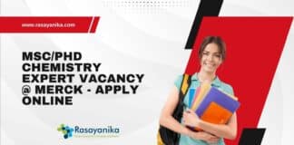 MSc/PhD Chemistry Expert Vacancy @ Merck - Apply Online