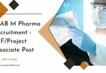 NIAB M Pharma Recruitment - SRF/Project Associate Post