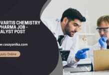 Novartis Chemistry & Pharma Job - Analyst Post - Apply Online