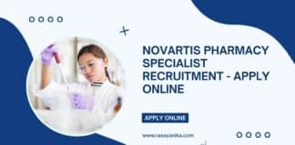 Novartis Pharmacy Specialist Recruitment - Apply Online