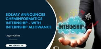 Solvay Announces Cheminformatics Internship - With Internship Allowance