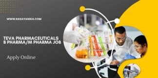 Teva Pharmaceuticals B Pharma/M Pharma Job - Apply Online