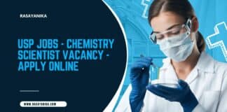 USP Jobs - Chemistry Scientist Vacancy - Apply Online