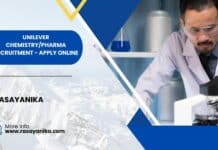 Unilever ChemistryPharma Recruitment - Apply Online