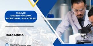 Unilever ChemistryPharma Recruitment - Apply Online