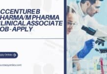 Accenture B Pharma/M Pharma Clinical Associate Job - Apply