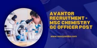 Avantor Recruitment - MSc Chemistry QC Officer Post