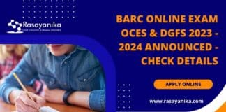 BARC Online Exam OCES & DGFS 2023 - 2024 Announced - Check Details