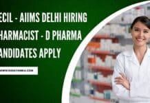 BECIL - AIIMS Delhi Hiring Pharmacist - D Pharma Candidates Apply