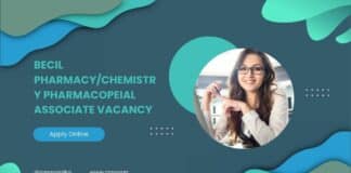 BECIL Pharmacy/Chemistry Pharmacopeial Associate Vacancy