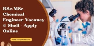 BSc/MSc Chemical Engineer Vacancy @ Shell - Apply Online