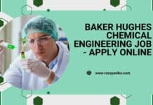 Baker Hughes Chemical Engineering Job - Apply Online